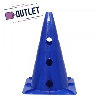 Cono da 32 cm con otto ancore con supporto a picca e anello deluxe a base quadrata (colore blu)-OUTLET