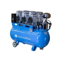 Compressore sei cilindri a tre teste da 70 litri Technoflux - include timer