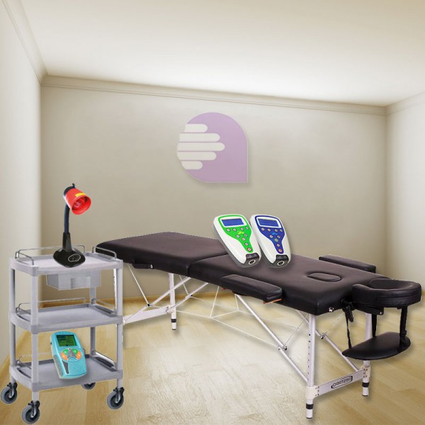 Studio di Fisioterapia Economy New Age TWO: Contiene lettino, magnetoterapia, elettroterapia, ultrasuoni, lampada e carrello