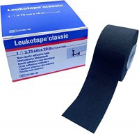 Nastro adesivo elastico Leukotape Classic 3,75 cm x 10 metri: colore nero