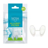 Tappi nasali per allergie e inquinamento Filtro antiallergico Nosa - Rimuove le particelle nocive dall'aria