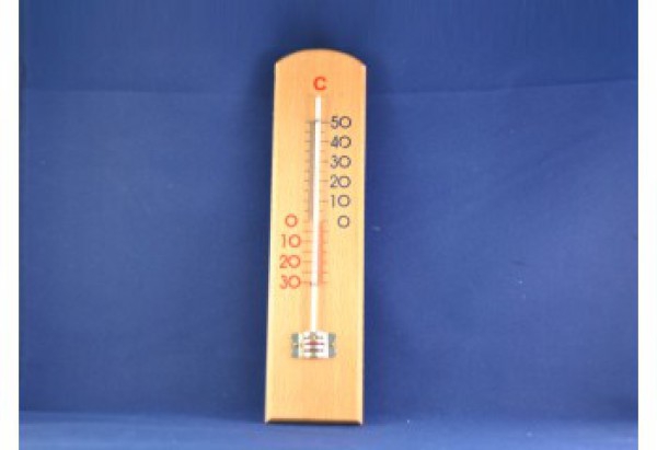 Termometro da muro in legno