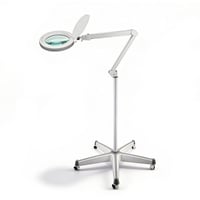 Lampada d'ingrandimento a LED WIDEN+: cinque ingrandimenti, luce regolabile, tre temperature di colore e base con ruote. Lampada d'ingrandimento a LED WIDEN+: cinque ingrandimenti, luce regolabile, tre temperature di colore e base con ruote.