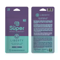 Liberty Super Patch - Confezione da 28 cerotti: tecnologia non invasiva e senza farmaci che migliora l'equilibrio e la stabilità