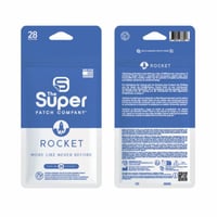 ROCKET Super Patch - Confezione da 28 cerotti: stimolazione vibrotattile che può aumentare le prestazioni e migliorare la soddisfazione con il benessere generale