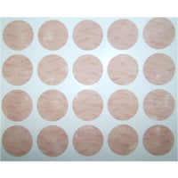 Adesivo di carta circolare ipoallergenico traspirante 24 mm (120 unità)