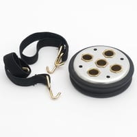 Applicatore piatto di cinque moxa con fori