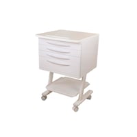 Carrello mobile a quattro cassetti RC4 (colore bianco): piano in ceramica