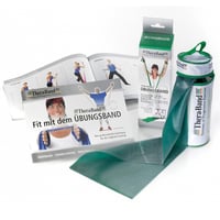 Fascia Elastica Thera Band 2,5 metri + Borsa da Trasporto + Manuale (resistenza alta): Ideale per allenarsi in qualsiasi luogo