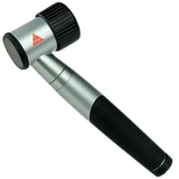 Dermatoscopio Heine mini 3000: con impugnatura a batteria, disco di contatto e olio per dermatoscopia