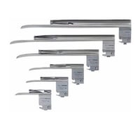 Spatola per laringoscopio Riester ri-modul con F.O. mugnaio smontabile