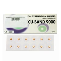 Magnete Accu-Band placcato in oro 9000 gauss: diametro 5 mm (12 unità)