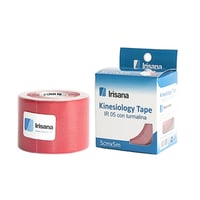Kinesiology Tape Irisana con colore rosso tormalina 5cmx5m Kinesiology Tape Irisana con colore rosso tormalina 5cmx5m