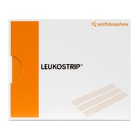 Leukostrip 13 mm x 102 mm: strisce adesive porose per la chiusura di ferite (scatola da 50 bustine da sei strisce -300 unità-)