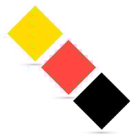 Podialene 125 giallo, rosso e nero