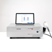 Onde d'urto radiali linea Shockwave 2000 BeautyMed: Apparecchiatura con generatore pneumatico per estetica e fisioterapia con 107 programmi