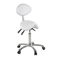 Sgabello Dynamic Pony Type Beauty: Design ergonomico ed elegante e tre pistoni che regolano l'altezza e l'inclinazione dello schienale e della seduta