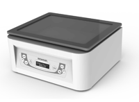 Vacuum Thermotec Digital: con piastra pressante, piastra riscaldante, pannello di controllo digitale con display LCD e due prese per vuoto esterne
