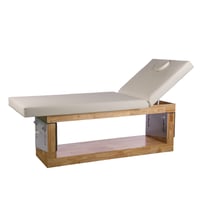 Letto fisso SPA Occi Wooden Bed: A due sezioni, struttura in legno naturale e inclinazione regolabile