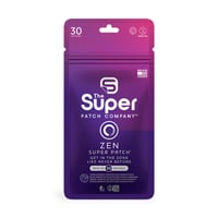 Zen Super Patch - Confezione da 30 cerotti. Tecnologia vibrotattica VTT 2.0 per calma, concentrazione e benessere mentale.