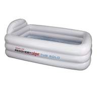 Kit completo Mueller RecoveryTub Solo, vasca di ghiaccio gonfiabile portatile per crioterapia individuale