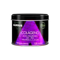 Collagene idrolizzato con acido ialuronico, coenzima Q10, zinco e vitamine Aldous (120 capsule)