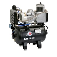 Compressore Cattani AC 100. Per un dispositivo odontoiatrico con asciugatore e senza olio