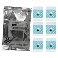 Elettrodo per staffa di monitoraggio ECG - Gel solido - Dimensioni adulto - 28 mm x 44 mm (confezione da 100 unità)