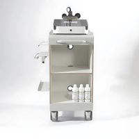 Carrello multifunzionale Häp per professionisti in grigio chiaro