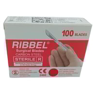Lame per bisturi usa e getta “RIBBEL” (scatola da 100 unità)