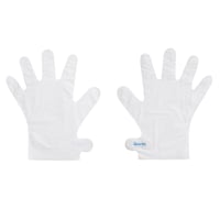 Lotto di 10 paia di guanti di plastica monouso