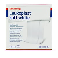 Leukoplast Soft White 6 cm x 5 metri: strisce e strisce ad alta tollerabilità cutanea (TNT)
