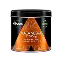Maca nera con L-Arginina, Zinco e Vitamine Aldous (200 capsule)