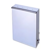 Negatoscopio da parete, acciaio smaltato, 1 schermo