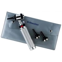 Otoscopio/oftalmoscopio sottovuoto Riester uni III May 2,7V, con impugnatura per batterie di tipo C e con reostato