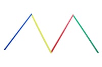 Pezzo di plastica per rendere forme piatte