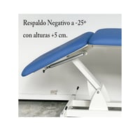 Sistema posteriore negativo -25º (l'altezza massima / minima aumenta di 5 centimetri)