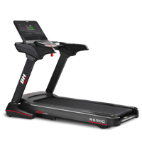 Tapis roulant RS900 BH Fitness: con inclinazione elettrica del 15% e superficie di corsa di 55 cm