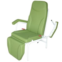 Poltrona ergonomica clinica geriatrica Eco Kinefis Freedom: sostegno e riposo con articolazione indipendente