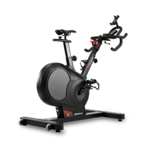 BH Fitness Xcalibur EMS Indoor Bike: Smart Bike con sistema EMS e comandi al manubrio che offre un allenamento silenzioso al 100%