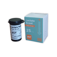 Strisce reattive per l'analizzatore Lactate Scout (25 unità)