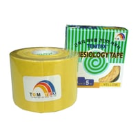 Nastro kinesiologico Temtex colore giallo (5 cm x 5 m)