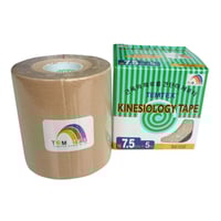 Nastro kinesiologico Temtex colore Beige 7,5 cm X 5 m