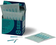 Aghi Agopuntura Marca Seirin Tipo B Maniglia in plastica senza guida