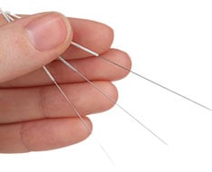 Puntura a secco, iniezioni e disinfezione