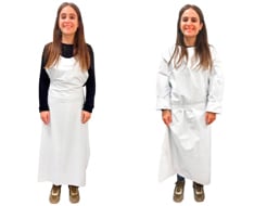 Abiti monouso e lavabili