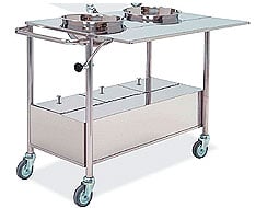 Tavoli e carrelli per intonaci e intonaci