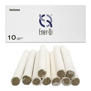 Moxa pura artemisia con fumo "Qing ai tiao" Ener-Qi (10 unità): Ideale per la moxibustione indiretta