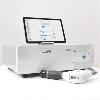 Onde d'urto radiali Shockwave 2000 Med Line: generatore pneumatico e 66 programmi di trattamento