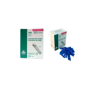 Confezione da 100 lancette 23G per il dispositivo Lactate Scout